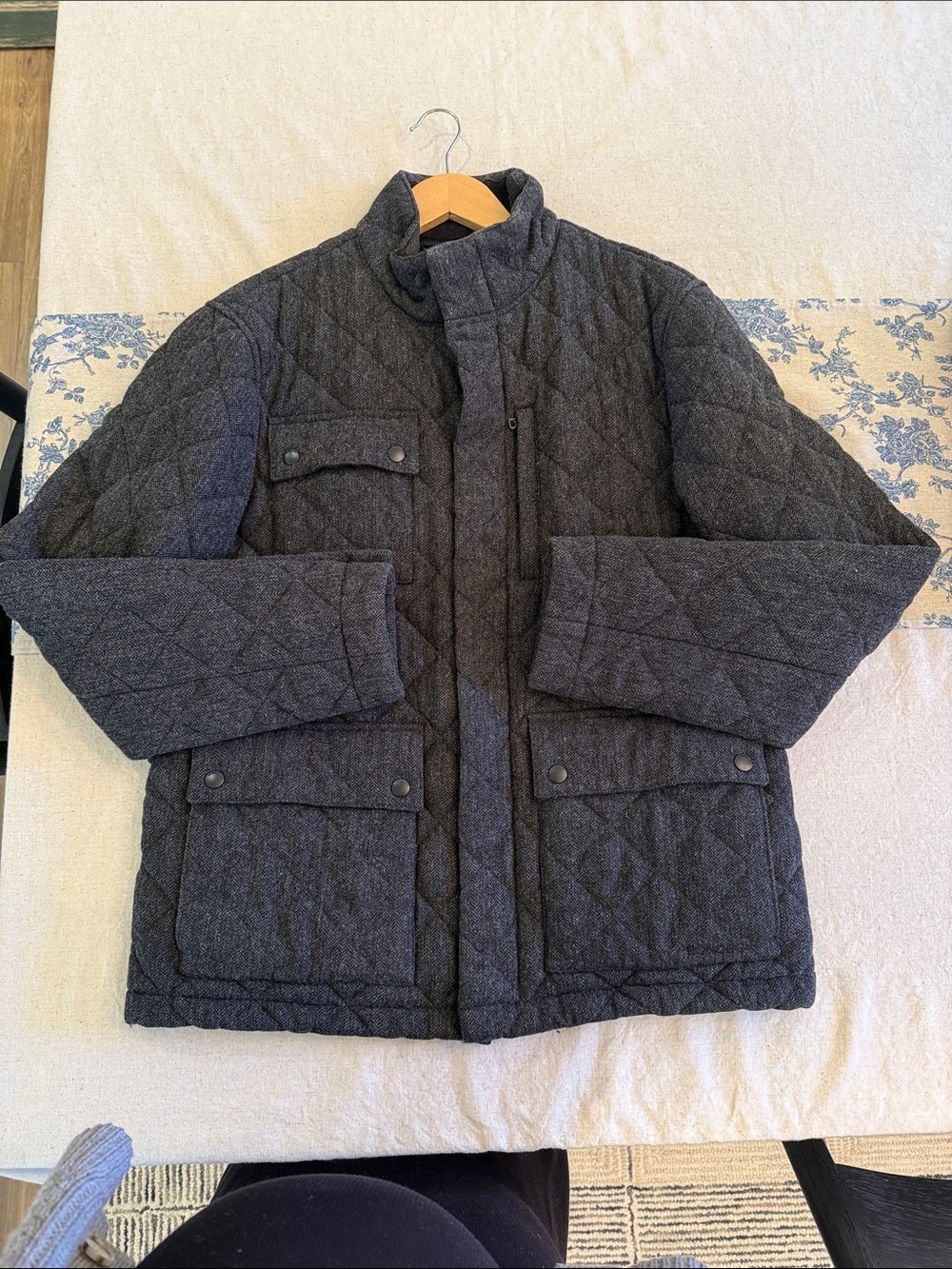 Bonobos Large Men’s Car Coat - Dark Gray